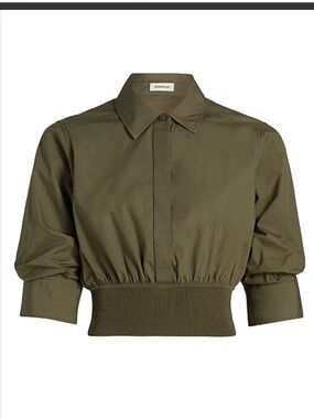 SIMKHAI
Stiles Knit Cotton Shirt